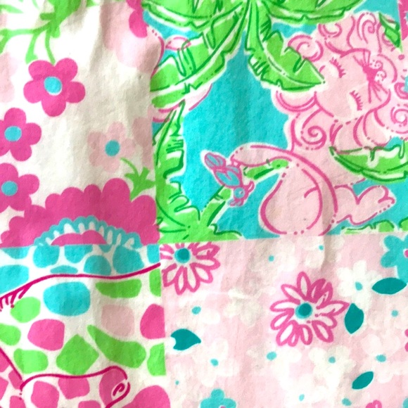 Lily Pulitzer Giraffe Lined Shift Dress girls 10 - Picture 4 of 8